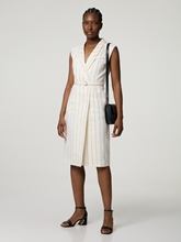 Image sur Robe fourreau en lin DRUPE
